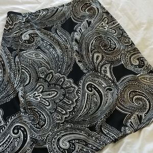 Black and white skirt